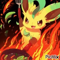 Flareon - Pokémon - GIF animé gratuit