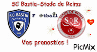 SC Bastia-Stade de Reims - Бесплатни анимирани ГИФ