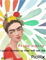 Frida Kahlo - GIF เคลื่อนไหวฟรี