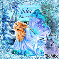 Winter Fairy and Animal Friend