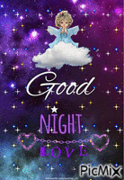 Good night with love - 無料のアニメーション GIF
