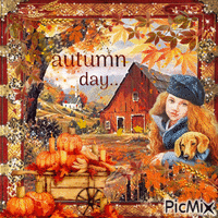 autumn day GIF animé