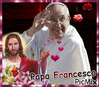 papa francesco - GIF animado gratis