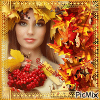 Reine d'automne - Darmowy animowany GIF