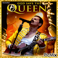 Freddie Mercury - Laurachan анимиран GIF