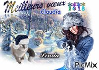 Claudia pour toi animovaný GIF