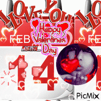 Febrero 14 - Bezmaksas animēts GIF