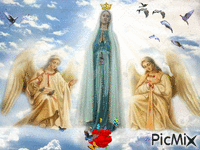 our lady of st lourdh - Free animated GIF