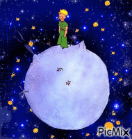petit prince - GIF animado gratis