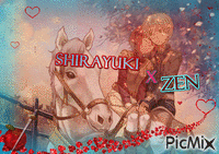 Shirayuki x Zen - Δωρεάν κινούμενο GIF