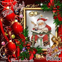Feliz Natal Merry Christmas - Бесплатный анимированный гифка