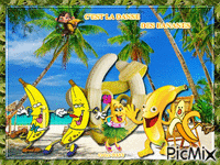 la Danse des Bananes - GIF animasi gratis