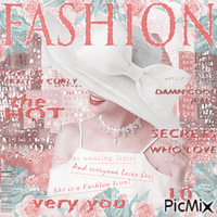 Fashion woman cover magazine - GIF animate gratis