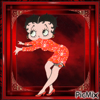 Betty Boop анимированный гифка
