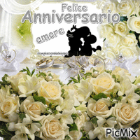 amore felice anniversario - Zdarma animovaný GIF