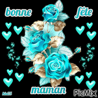 fête maman - Безплатен анимиран GIF