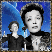 Edith Piaf - Bezmaksas animēts GIF