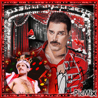 Freddie Mercury animovaný GIF
