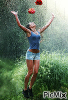 la pluie - Gratis animerad GIF