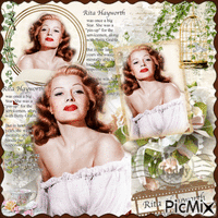 Rita Hayworth animirani GIF