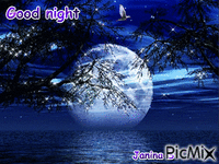 Good night - Gratis animeret GIF