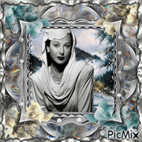 Hedy Lamarr, Actrice autrichienne animovaný GIF