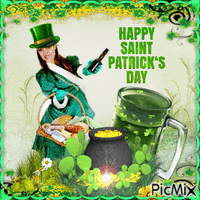 St. Patrick"s Day animowany gif