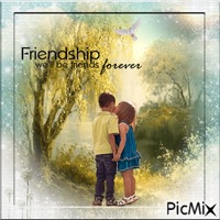 friends forever - PNG gratuit