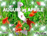 AUGURI 25 APRILE - 無料のアニメーション GIF