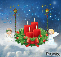 Happy 4. Advent - Безплатен анимиран GIF