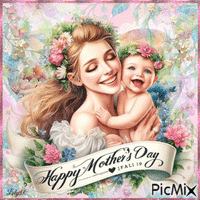 bonne fêtes des mères - Безплатен анимиран GIF