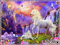 unicorns2 GIF animado