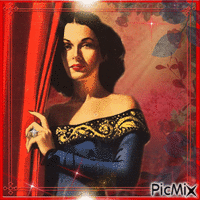 Hedy Lamarr animált GIF
