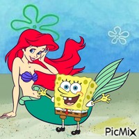 Spongebob and Ariel