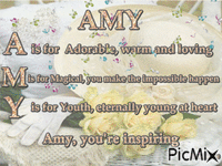 Amy is - GIF animé gratuit