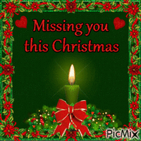 Missing You This Christmas - GIF animate gratis