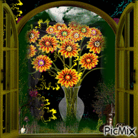 fleurs animeret GIF