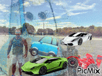 cars animovaný GIF