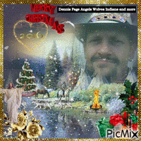 christmas wolf indian fans wishes animowany gif