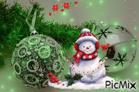 CHRISTMAS BALLS - Ingyenes animált GIF