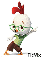 pollo dancer - GIF animado grátis