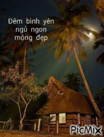 Chúc Buổi tối - Darmowy animowany GIF