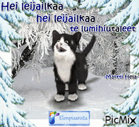Lumihiutaleitten laulu - Ingyenes animált GIF
