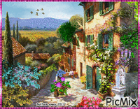 paysage de provence animált GIF