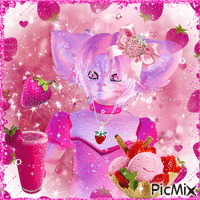 Strawberry Jewelry Kitty