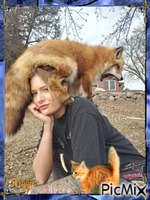 my fox and me Gif Animado