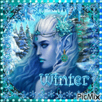 Winter Fantasy - GIF animé gratuit