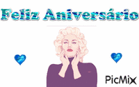 mensagem de aniversário - Bezmaksas animēts GIF