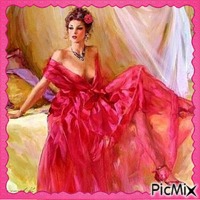 LADY IN RED - gratis png
