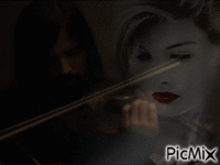 скрипка - Zdarma animovaný GIF